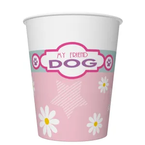 Kubek jednorazowy daisy papier 250ml Pol-mak (01)