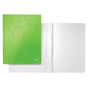 Skoroszyt Leitz WOW A4 - zielony metaliczny 80g (30010064)