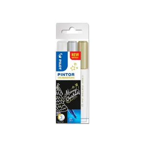 Marker specjalistyczny Pilot PINTOR, mix 0,7mm okrągła/ścięta końcówka (PISW-PT-EF-WGS)