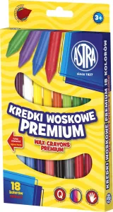 Kredki świecowe Vision 18 kol. Astra (316111002)