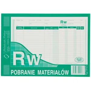 Druk samokopiujący A5 Pobranie materiału (wielokopia) A5 80k. Michalczyk i Prokop (373-3)