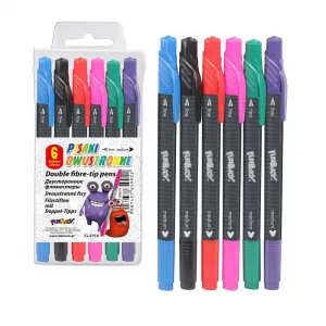 Flamaster Fun&Joy dwustronny 6 kol. (FJ-275-6)