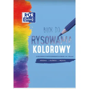 Blok rysunkowy A4 mix 100g 10k Oxford (400166069)