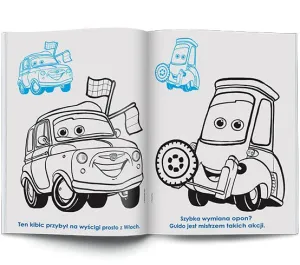 Książka dla dzieci Auta. Kolorowanka z Naklejkami Ameet (NA 9139)