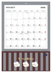 Kalendarz ścienny TUTTO 280mm x 400mm Interdruk (z kieszenią)