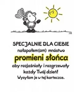 Kartka składana Kukartka Sheepworld B6 148mm x 105mm