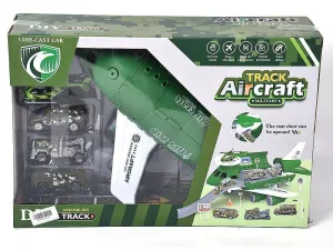 Samolot Adar baza lotnicza - samolot transportowy, 4 pojazdy metalowe, podjazd, znaki (563810)