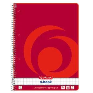 Kołobrulion A4 X-BOOK 10834117 80k. krata Herlitz (400129767)