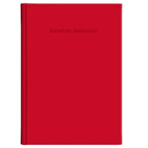Kalendarz nauczyciela książkowy (terminarz) akademicki Vivella czerwony A5 143mm x 204mm Wokół Nas (A5TA071B)