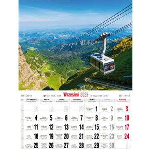 Kalendarz ścienny Avanti Krajobrazy 230mm x 305mm (5901769620001)
