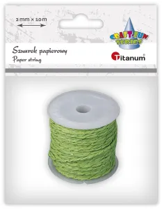Sznurek Craft-Fun Series papierowy 10m Titanum (24BR0201-15（green))