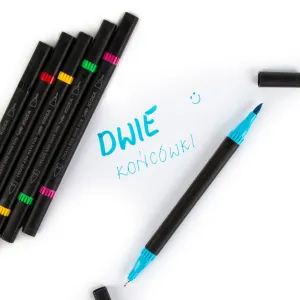 Marker permanentny wkład mix okrągła końcówka Kidea (MBC12KKA)