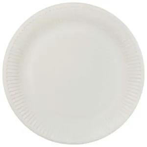 Talerz jednorazowy okrągły papier śr. 230mm 10 szt Arpex (DE0162)