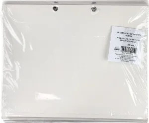 Skoroszyt OCZKOWY A4 biały tektura 300g Tekpar