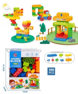 Klocki konstrukcyjne kolor 100 el. Lean (23516)