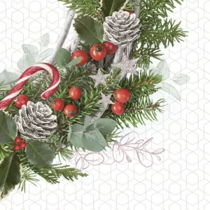 Serwetki Pol-mak gwiazdka - mix 330mm x 330mm (Sd GW)