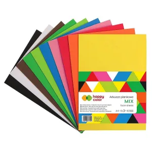 Arkusz piankowy Happy Color kolor: mix 10 ark. 200mm x 300mm (HA 7130 2030-MIX)