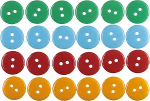 Guziki Craft-Fun Series samoprzylepne 12mm mix 66 szt Titanum (21XZ1216-11)