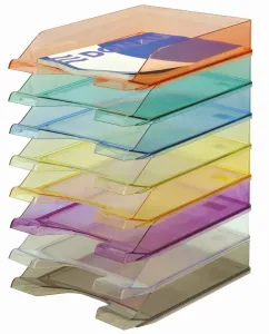 Szuflada na dokumenty Donau - przezroczysty 254mm x 60mm x 346mm (7470001PL-37)