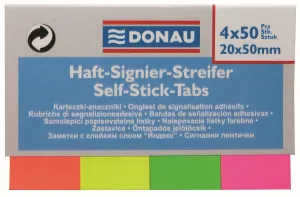 Zakładki indeksujące 200k [mm:] 20x50 Donau (7576001PL-99)