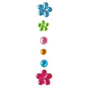 Kryształki Craft-Fun Series samoprzylepne kwiaty, kropki mix Titanum