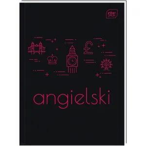 Brulion A5 ANGIELSKI 80k. 70g krata Interdruk