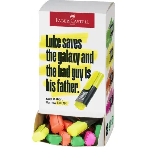 Zakreślacz Display mini txtlnr neon 60 szt wkład mix Faber Castell (154200 FC)