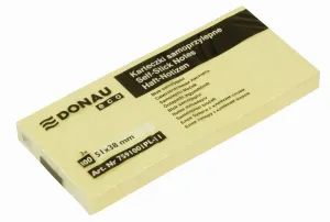 Notes samoprzylepny Donau Eco żółty 100k 38mm x 51mm (7591001PL-11)