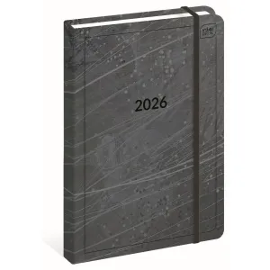 Kalendarz książkowy (terminarz) STONE mat+uv A5 Interdruk (192K)