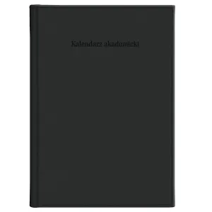 Kalendarz nauczyciela książkowy (terminarz) akademicki Vivella czarny A5 143mm x 204mm Wokół Nas (A5TA071B)
