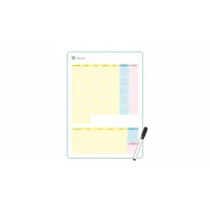 Podkład na biurko PLANER MAGNETYCZNY  MIESIĘCZNY PASTE mix Biurfol (PMP-01-01)