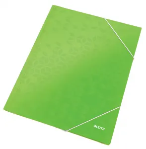 Teczka kartonowa na gumkę Leitz WOW A4 kolor: Zielony (39820054)