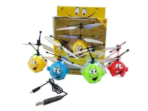 Helikopter kula latająca, na podczerwień, świecąca, sterowana dłonią, ładowarka USB Adar (534858)