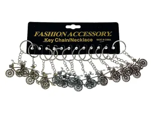 Brelok rower metalowy, karta 12szt. Adar (614673)