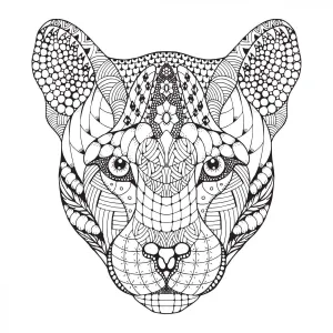 Kolorowanka Mandale. Zwierzęta.