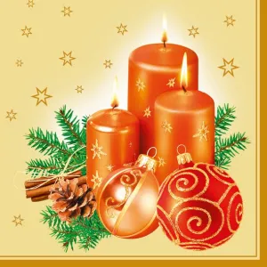 Serwetki Pol-mak gwiazdka - mix 330mm x 330mm (Sd GW)