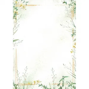 Papier ozdobny (wizytówkowy) Galeria Papieru łąka A4 100g
