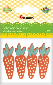 Ozdoba drewniana Titanum Craft-Fun Series marchewki (5017)