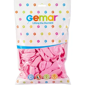 Balon gumowy Godan pastelowy jasny róż 100szt. różowy jasny 300mm 12cal (G110/57)