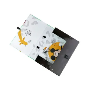 Teczka z szerokim grzbietem na klips Beniamin Mickey Mouse A4 kolor: biała (610271)