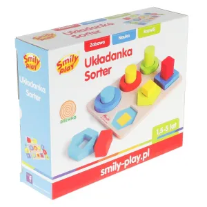 Zabawka edukacyjna Smily Play sorter układanka (AC7666  AN01)