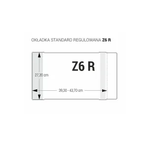 Okładka Z6R [mm:] 272x393-437 Biurfol (OZB-40)
