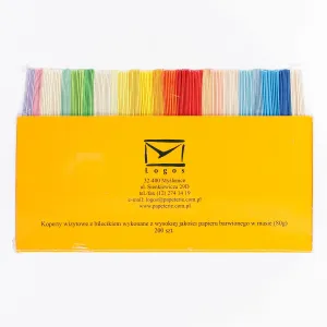 Koperta wizytowa różne [mm:] 102x58 Logos 200 sztuk