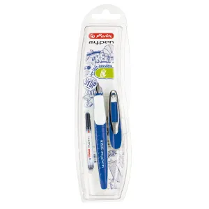 Pióro wieczne My Pen niebiesko białe L 50046782 Herlitz (300006787)