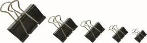 Klipy 25mm czarny Office Products (18092519-05)