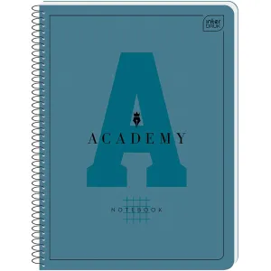Kołozeszyt (kołonotatnik) A4+ ACADEMY Hybry 80k. 90g krata Interdruk