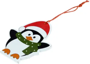 Ozdoba drewniana Craft-Fun Series Zawieszka pingwin Titanum (SDGJ-408)