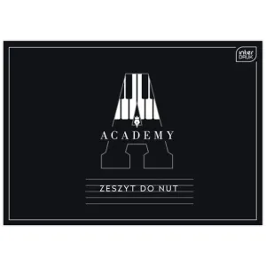 Zeszyt do nut A5 ACADEMY Hybrid 16k. 90g pięciolinia Interdruk