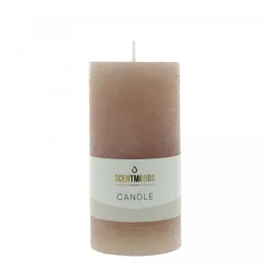 Świeca pieńkowa 6,3X12,5cm w kolorze Taupe [mm:] 125 śr. 60mm Pavoncella (8720935401346)