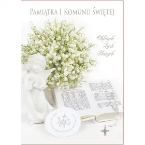 Kartka składana Pol-Mak komunia B6